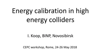 Energy Calibration in High Energy Colliders: Methods and Findings