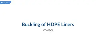 Buckling of HDPE Liners in COMSOL