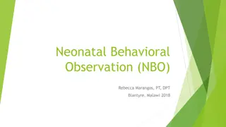 Neonatal Behavioral Observation (NBO) System