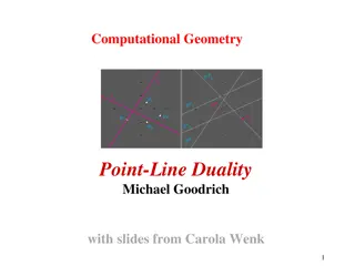 Computational Geometry: Understanding Point-Line Duality