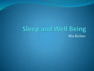 Exploring the Relationship Between Sleep and Well-being in Education Studies