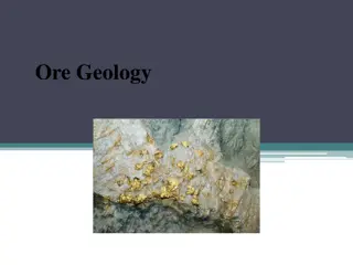 Metallic Ores and Economic Geology