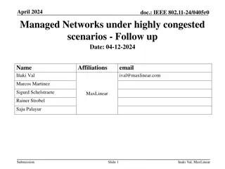 Optimizing Managed Networks for High Congestion Scenarios