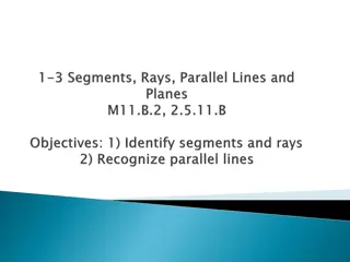 Geometric Concepts: Segments, Rays, and Lines