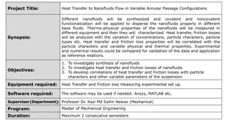 Nanofluid Heat Transfer and Friction Analysis in Variable Passages