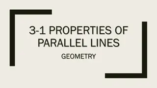 Parallel Lines and Angles Geometry