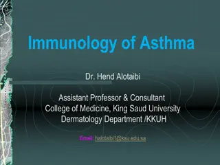 Asthma: Types, Symptoms, and Immunological Mechanisms