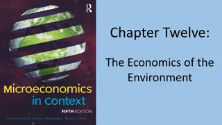 Environmental Economics and Policies