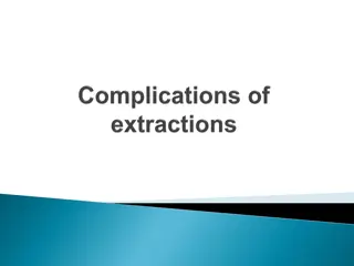 Complications in Tooth Extraction: Immediate and Postextraction Risks