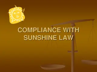 Florida's Sunshine Law: Requirements and Compliance
