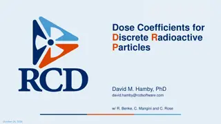Dose Coefficients for Radioactive Particles and Ulceration Thresholds