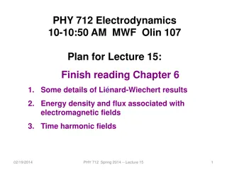 Liénard-Wiechert Results and Energy Density in Electrodynamics