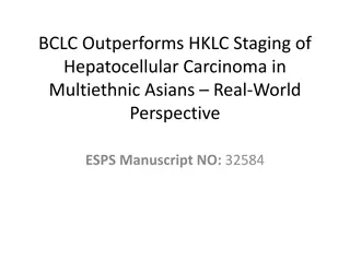Enhanced Liver Cancer Staging Systems Comparison