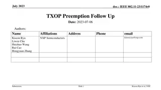 IEEE 802.11-23/1174r0 TXOP Preemption Details