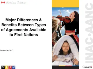 Differences and Benefits Between First Nations Funding Agreement Models