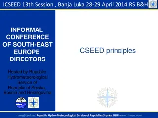 ICSEED 13th Session Banja Luka 28-29 April 2014 - Informal Conference Hosted by RHMZ RS BH