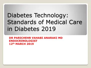 Diabetes Technology: Standards of Medical Care Overview