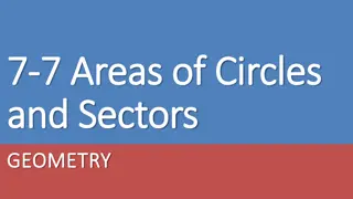 Geometry: Areas of Circles and Sectors