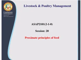 Proximate Principles of Livestock Feed Management