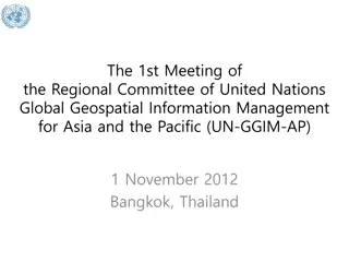 Regional Committee of UN-GGIM-AP: Inaugural Meeting Highlights