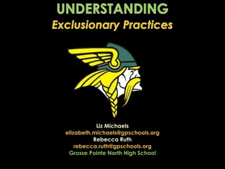 Understanding Exclusionary Practices in Education