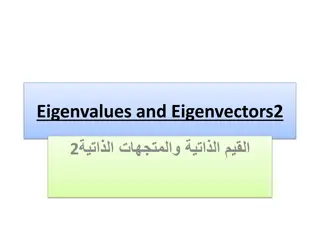 Eigenvalues and Eigenvectors in Linear Algebra