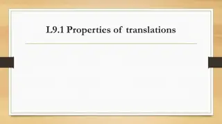 Properties of Translations in Geometry