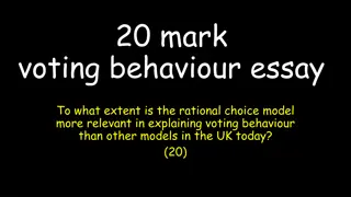 Exploring Rational Choice Model in UK Voting Behavior Analysis
