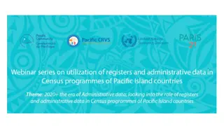 Requirements for Utilisation of Registers for Census Statistics