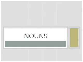 Nouns: Types and Examples