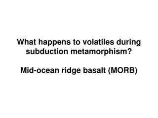 Volatile Changes in Subduction Metamorphism