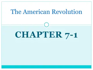 American Revolution Chapter 7-1