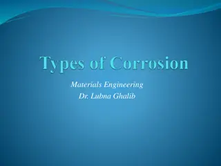 Crevice Corrosion in Materials Engineering