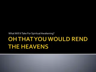 Insights on Spiritual Awakening, Prayer, and God's Judgment