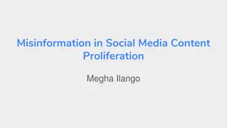 Impact of Facebook on Proliferation of Misinformation in Social Media