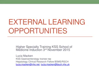 External Learning Opportunities in KSS School of Medicine
