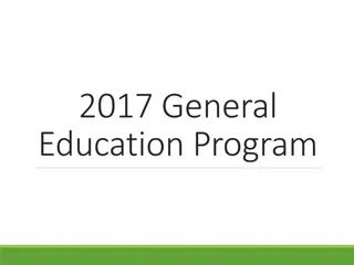 Complete Guide to 2017 General Education Program at NMU