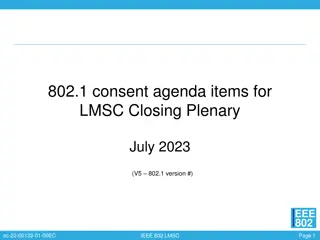 LMSC Closing Plenary Agenda July 2023