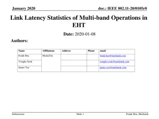 Improving Latency Statistics for EHT Multi-band Operations
