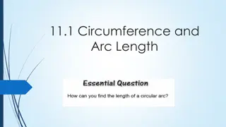 Understanding Circumference and Arc Length for Geometry