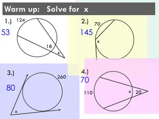 Geometry Concepts: Circumference, Arc Length, and Areas Explained
