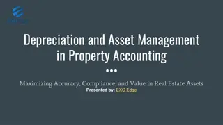 Depreciation and Asset Management in Property Accounting