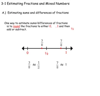 Fractions Estimation and Computation Activities