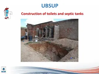 Construction of Toilets and Septic Tanks with Technical Specifications