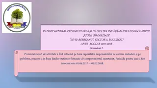 Activity Report for Academic Year 2017-2018