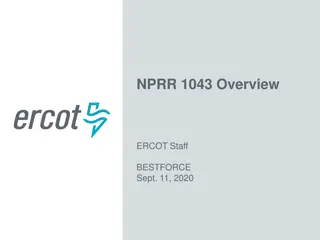 Understanding ERCOT NPRR 1043 and Non-WSL Energy Storage Resources