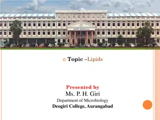 Introduction to Lipids and Their Importance in Biological Systems