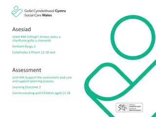 Supporting Children Aged 12-18: Communication & Development