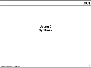 Übung 2 Synthese