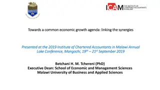 Linking Synergies for Common Economic Growth Agenda